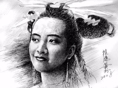明星素描肖像,全是钢笔画的,感觉如何