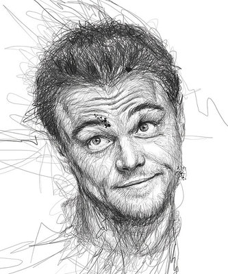 犀利的明星狂躁肖像画