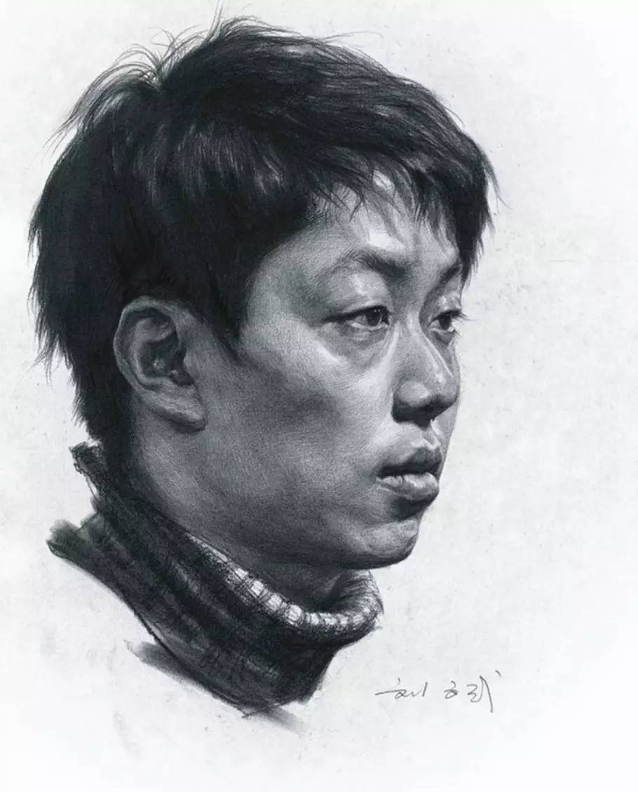 素描大师:素描头像练习作品