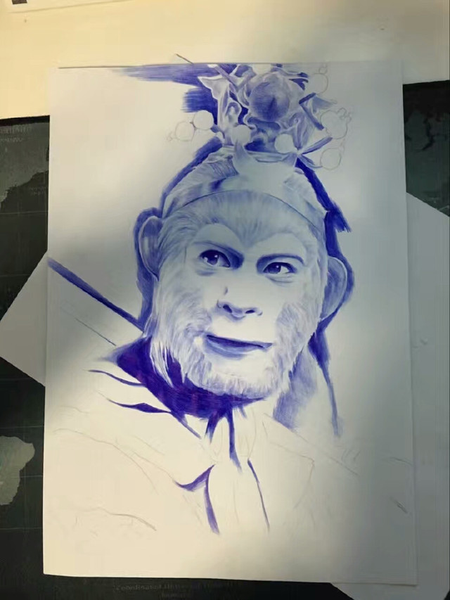 素描肖像 孙悟空-六小龄童版——让人无法忘怀的童年经典