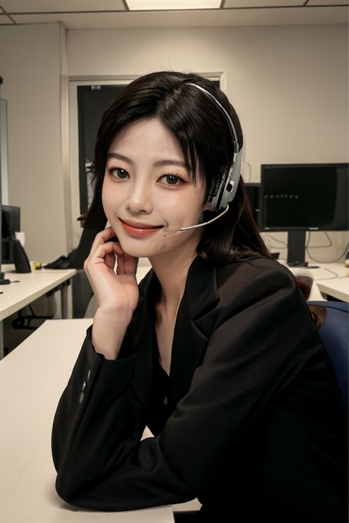 职场芳华 女性客服人物肖像摄影的艺术与意义