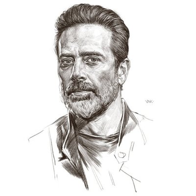 一组男明星素描肖像，你都能认出来吗？